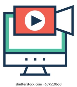 Multimedia Vector Icon