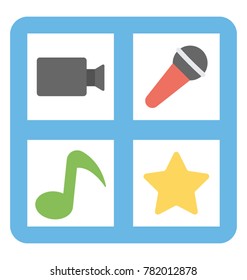 
Multimedia Vector Icon
