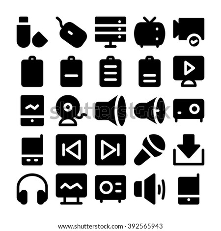 Multimedia vector icon 7