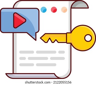 multimedia Vector illustration on a transparent background. Premium quality symmbols. Vector line flat icons for concept and graphic design. 