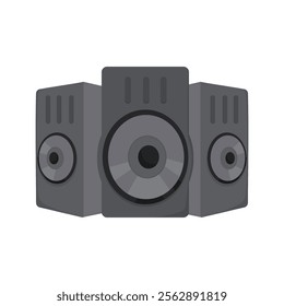 Multimedia Vector Illustration - Speaker