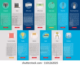 Multimedia Vertical Banner Concept