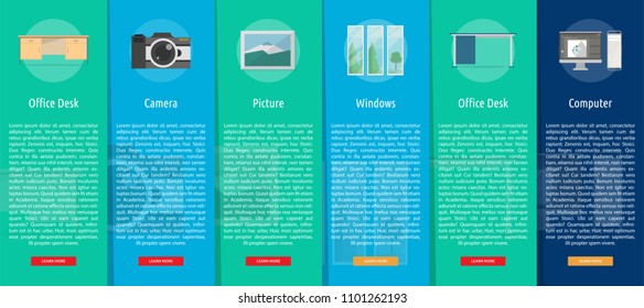 Multimedia Vertical Banner Concept