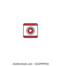 multimedia video audio play button