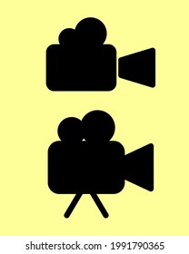 Multimedia video player icon set