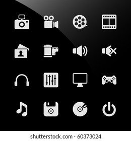 Multimedia Web Icons