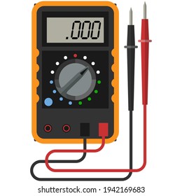 Multimeter digital icon vector isolated on white