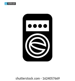 multimeter icon isolated sign symbol vector illustration - high quality black style vector icons
