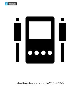 multimeter icon isolated sign symbol vector illustration - high quality black style vector icons
