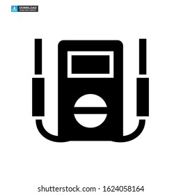 multimeter icon isolated sign symbol vector illustration - high quality black style vector icons
