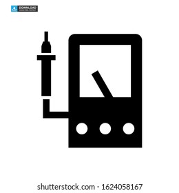 multimeter icon isolated sign symbol vector illustration - high quality black style vector icons
