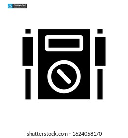 multimeter icon isolated sign symbol vector illustration - high quality black style vector icons
