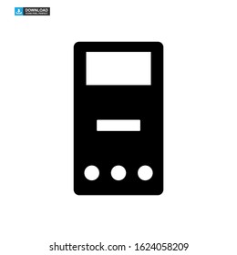 multimeter icon isolated sign symbol vector illustration - high quality black style vector icons
