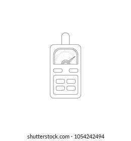 multimeter icon. Simple element illustration. multimeter symbol design template. Can be used for web and mobile on white background