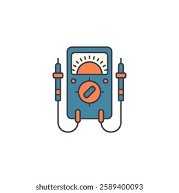 Multimeter icon symbol vector illustration isolated on white background