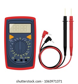 Multimeter on transparent background
