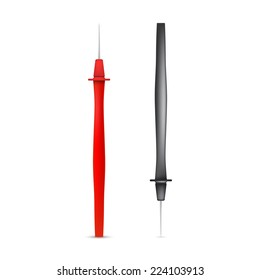 multimeter probe Vector illustration isolated