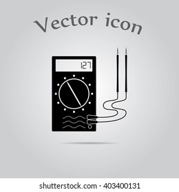 Multimeter Simple Vector Icon.