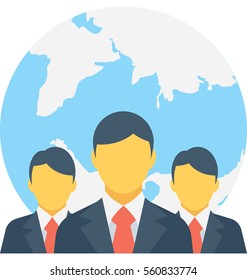 Multinational Vector Icon