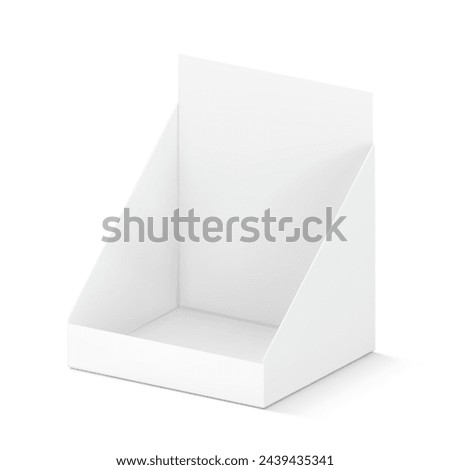 Multipack for sachet bag mockup. Half side view. Vector illustration isolated on white background. Screen mode overlay, it's easy to make a realistic mockup of your product. EPS10.