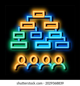 multi-pass algorithm neon light sign vector. Glowing bright icon multi-pass algorithm sign. transparent symbol illustration