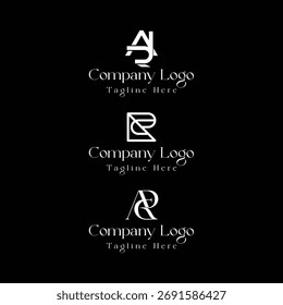 Multiple ARC Monogram Logo Design Collection