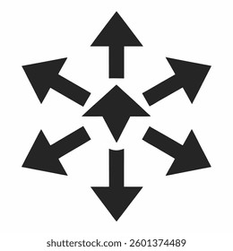 multiple arrows pointing right icon silhouette vector logo