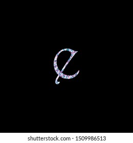 Multiple color abstract letter e logo icon. Creative Letter e Logo icon for business, initial, brand identity