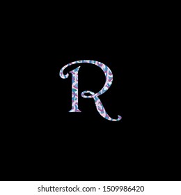 Multiple color abstract letter R logo icon. Creative Letter R Logo icon for business, initial, brand identity