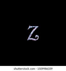Multiple color abstract letter z logo icon. Creative Letter z Logo icon for business, initial, brand identity