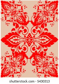 multiple colored Victorian style vector background great for web-pages, scrap-booking and desktops