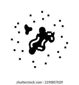 multiple colors mole melanoma glyph icon vector. multiple colors mole melanoma sign. isolated symbol illustration