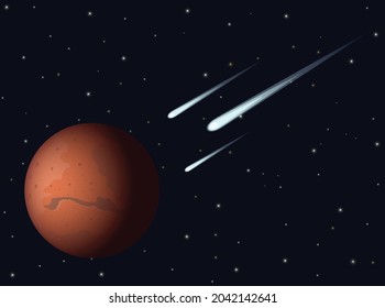 Multiple comets to hit planet Mars