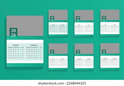 Multiple Creative Business And Corporate Wall Calendar Design Template