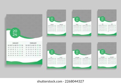 Multiple Creative Business And Corporate Wall Calendar Design Template