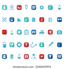 Múltiples médicos diseño de icono de instrumento 