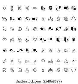 Multiple doctors instrument icon design 