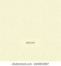 multiple dots pattern with beautiful pastel color of yellow and pink