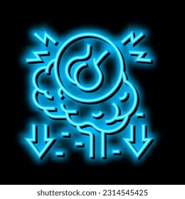 multiple endocrine neoplasia endocrinology neon light sign vector. multiple endocrine neoplasia endocrinology illustration
