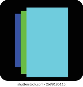 Multiple files icon for illustrator file