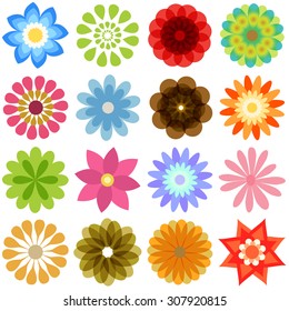 Multiple  flowers - various colors 20