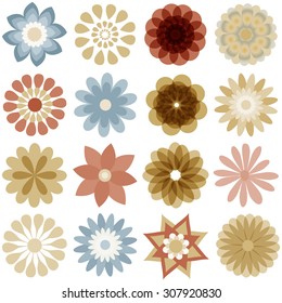 Multiple  flowers - various colors 21
