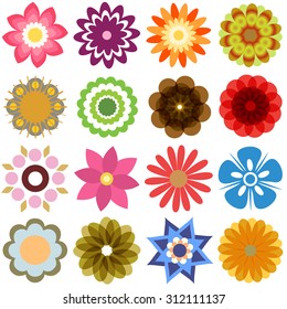 Multiple  flowers - various colors 22