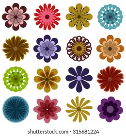Multiple  flowers - various colors 