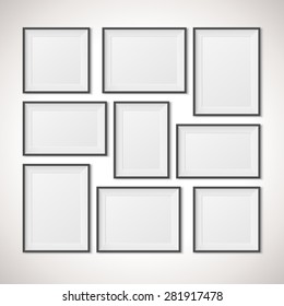 Multiple Frames, vector illustration