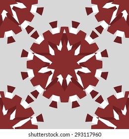 Multiple Geometric and gear shape pattern