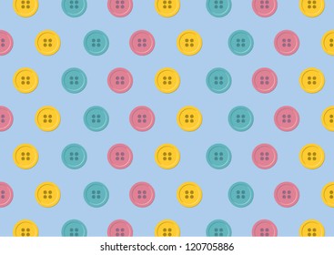 Multiple graphic clothing buttons