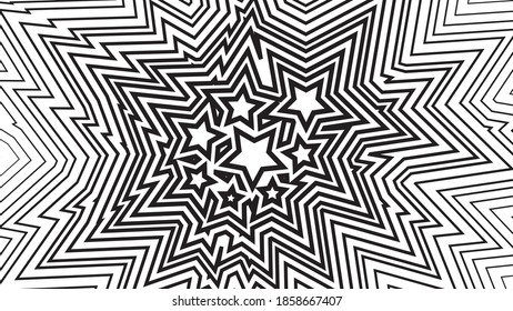 multiple halftone star shape vector illustration against white background 
