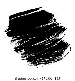 Vários traços de tinta preta desenhados à mão para planos de fundo