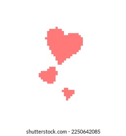 Multiple heart marks.Vector illustration that is easy to edit.